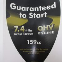 Genuine Toro 125-5036 Decal Shroud Super Recycler